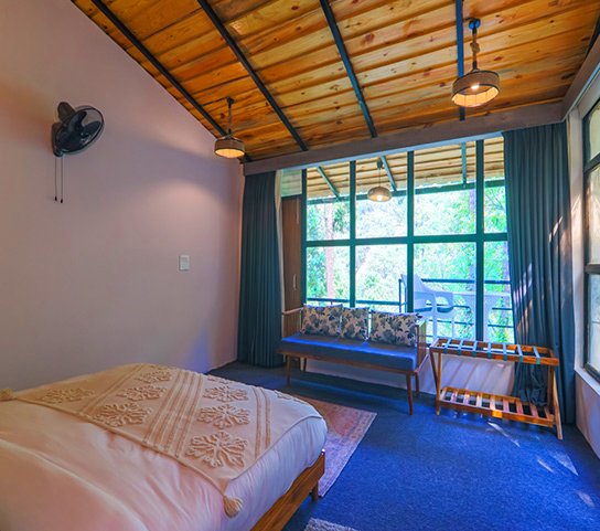 Glass house stay at Mukteshwar Oakwood Resort